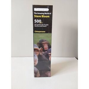 Steve Bloom 3D Lenticular Puzzle Chimpanzee 500 pc